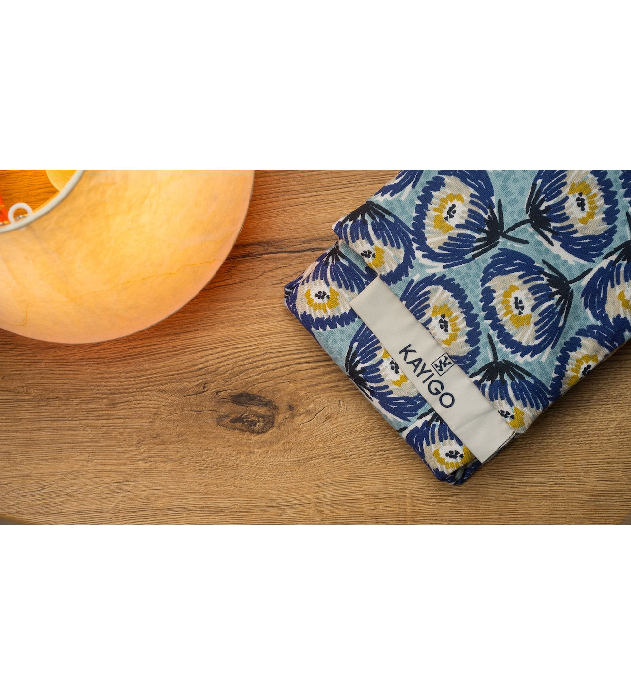 Kayigo-Warmy Lavantalı Ilık Sarılma Yastığı Mavi çiçekler-Boyun Yastığı-3-Milagron.com