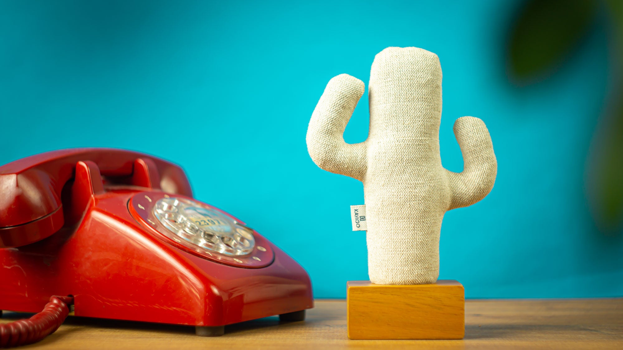 Kayigo-Woody İroko Ağacı üçlü Ofis Seti Krem Kaktüs-Masaüstü Organizer-5-Milagron.com