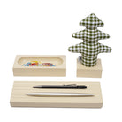 Kayigo-Woody Krem üçlü Ofis Seti Pötikareli çam-Masaüstü Organizer-1-Milagron.com