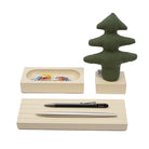 Kayigo-Woody Krem üçlü Ofis Seti Yeşil çam-Masaüstü Organizer-1-Milagron.com