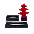 Kayigo-Woody Siyah üçlü Ofis Seti Kırmızı çam-Masaüstü Organizer-1-Milagron.com