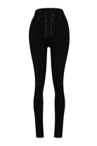 LA LOUVE-Lierre Siyah Pantolon-Pantolon-1-Milagron.com