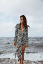 LA LOUVE-Zebra Dress-Elbise-1-Milagron.com