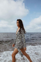 LA LOUVE-Zebra Dress-Elbise-4-Milagron.com
