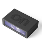 Lexon-Flip Alarm Saat Koyu Gri-Masa Saati-4-Milagron.com