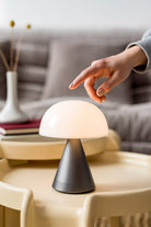 Lexon-Mina L Led Lamba Ve Bluetooth Hoparlör Metalik Gri-Led Lamba-10-Milagron.com