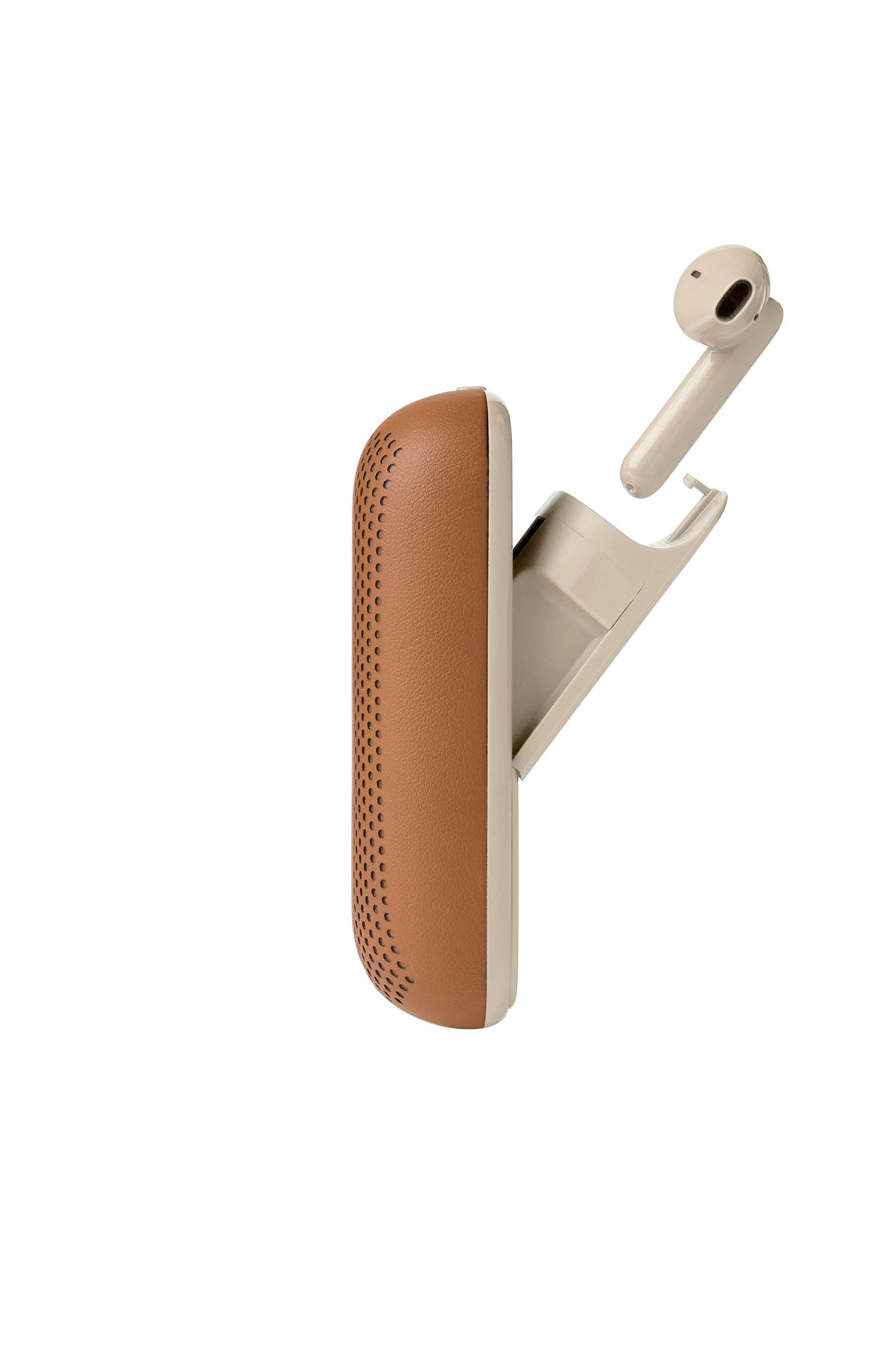 Lexon-Speakerbuds Bluetooth Kulaklık & Bluetooth Hoparlör Kahverengi-Kulaklık-9-Milagron.com