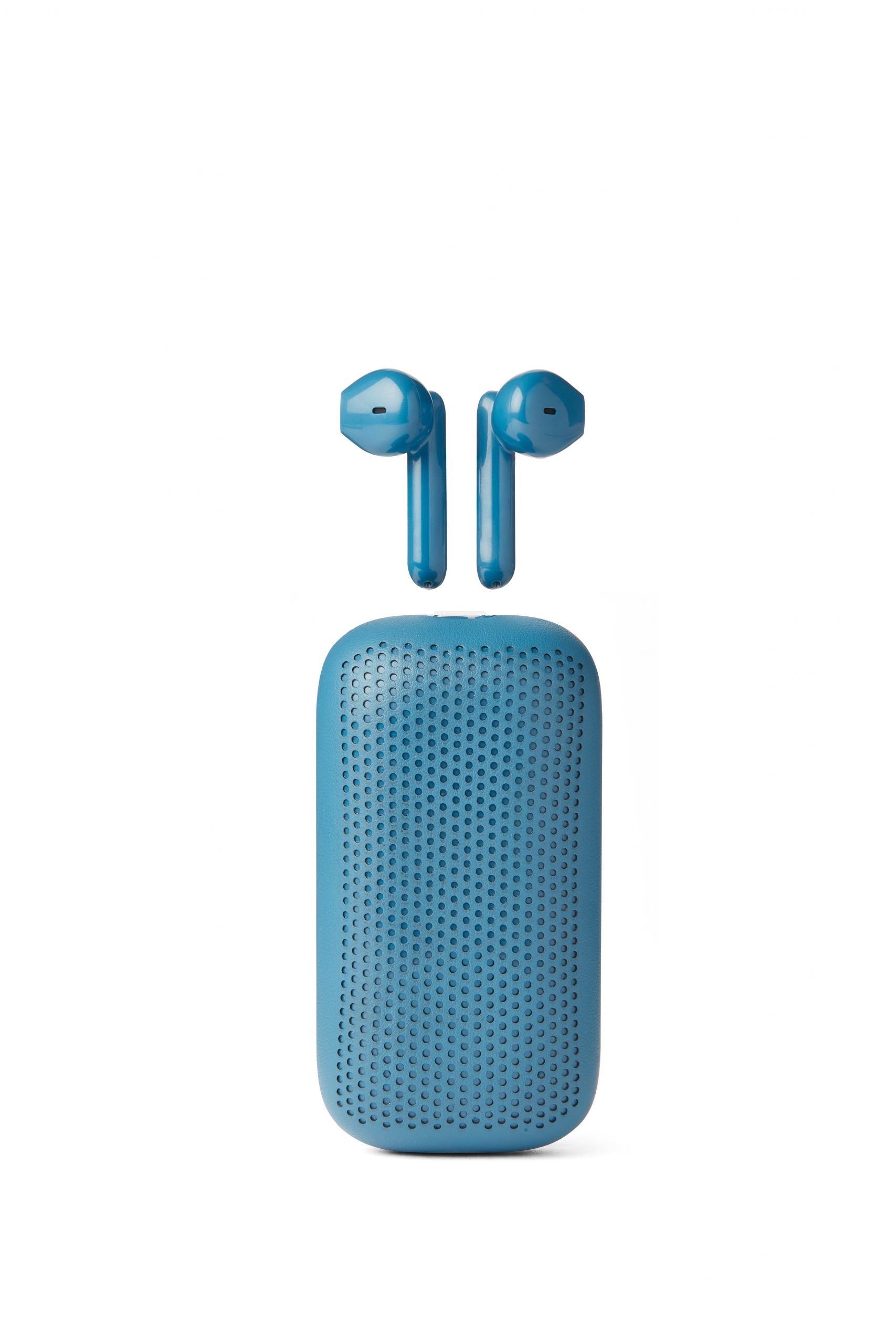 Lexon-Speakerbuds Bluetooth Kulaklık & Bluetooth Hoparlör Mavi-Kulaklık-1-Milagron.com