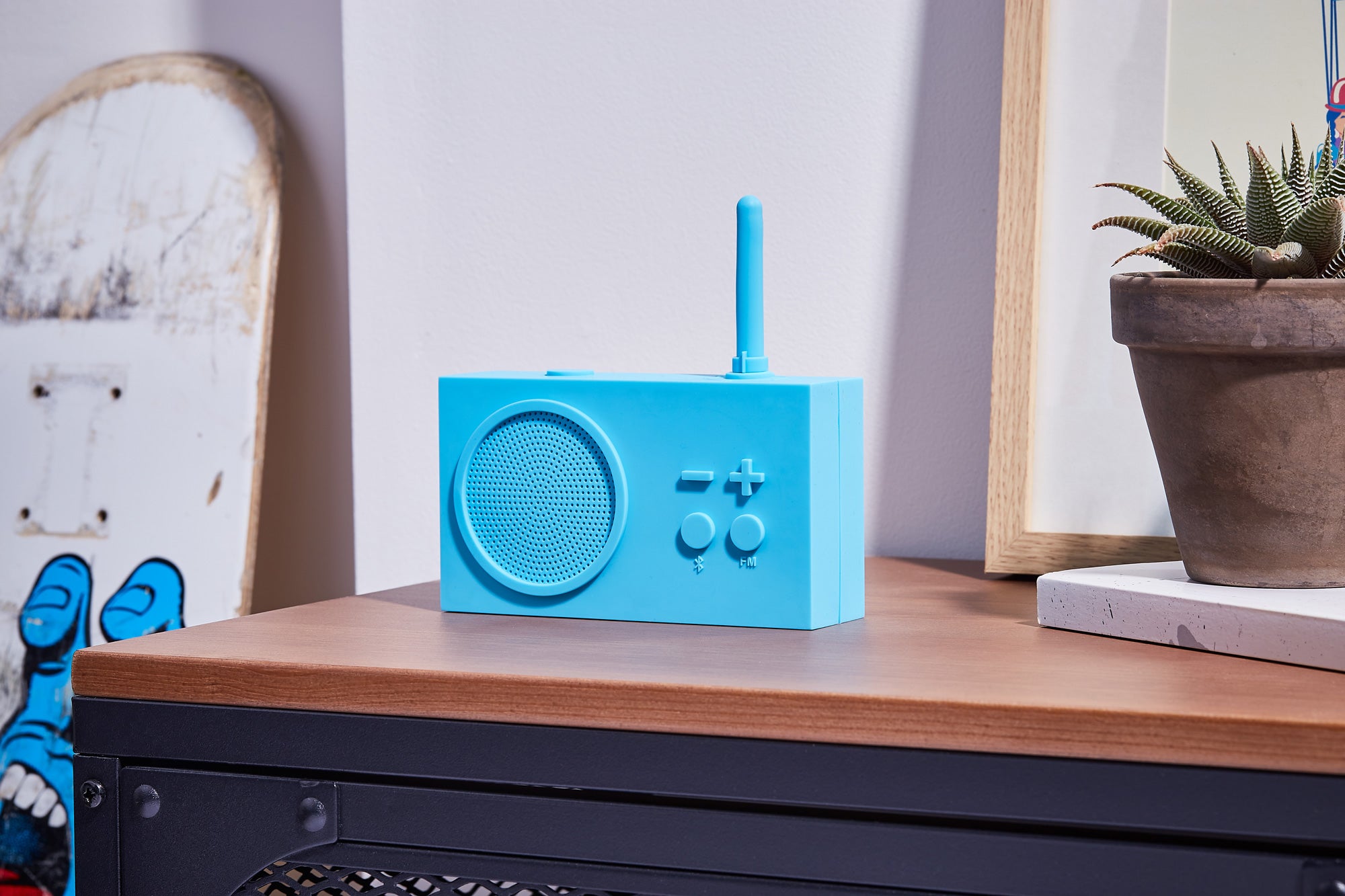 Lexon-Tykho 3 Turkuaz Bluetooth Hoparlör Ve Radyo-Taşınabilir Hoparlör-4-Milagron.com