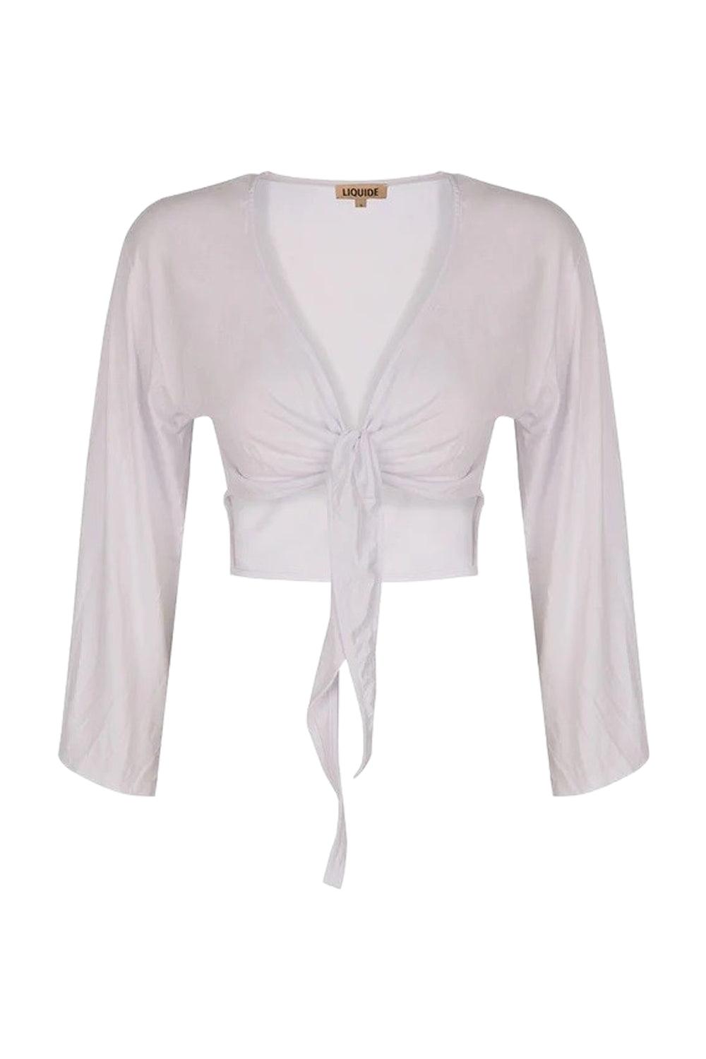 Liquide-SORUNLU - Chakra Bluz Beyaz-Bluz-3-Milagron.com