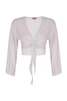 Liquide-SORUNLU - Chakra Bluz Beyaz-Bluz-3-Milagron.com