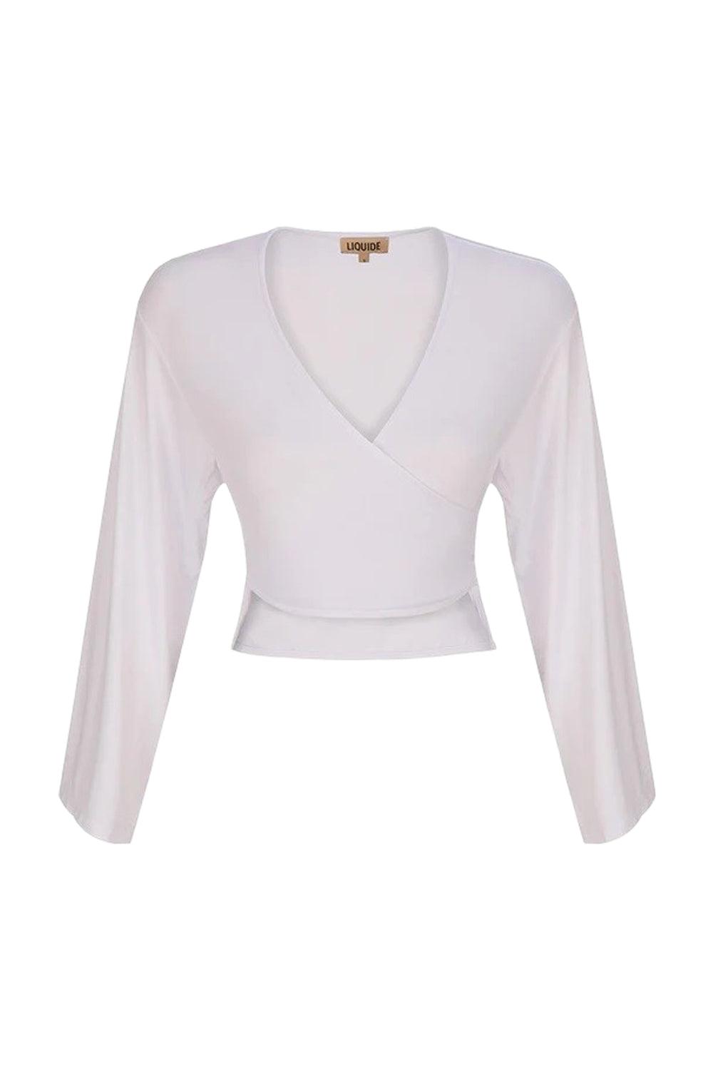 Liquide-SORUNLU - Chakra Bluz Beyaz-Bluz-4-Milagron.com