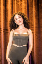 Liquide-SORUNLU - Chanti Bralet Haki-Spor Üstü-2-Milagron.com