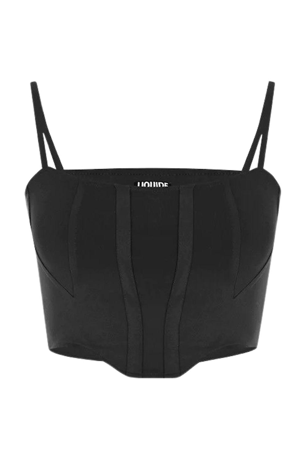 Liquide-SORUNLU - Chanti Bralet Siyah-Spor Üstü-3-Milagron.com
