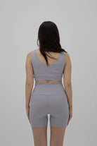 Liquide-SORUNLU - Stria Biker Tayt Gri-Tayt-2-Milagron.com