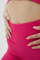 Liquide-SORUNLU - Stria Biker Tayt Pembe-Tayt-3-Milagron.com