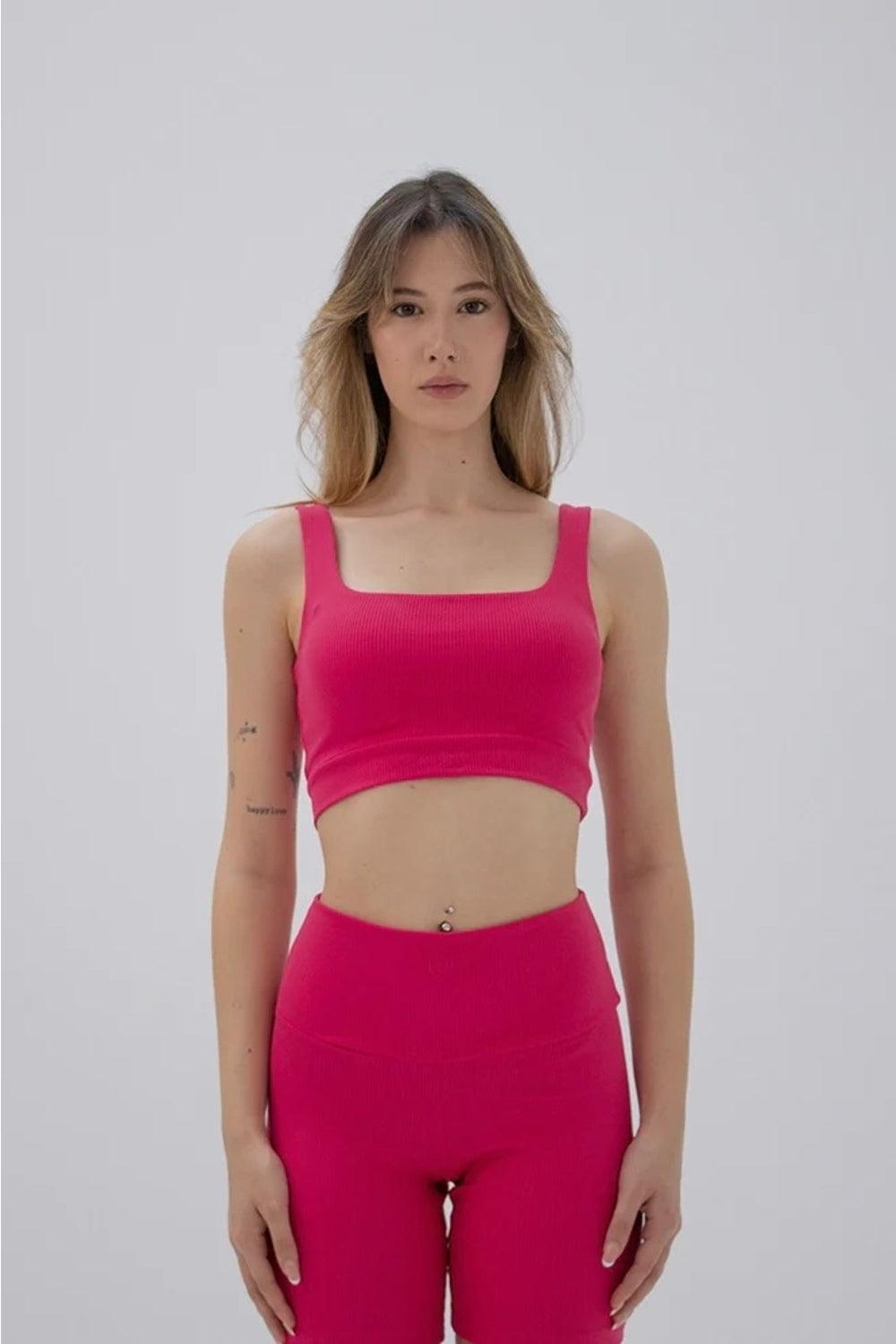 Liquide-SORUNLU - Stria Nan Bralet Pembe-Spor Üstü-1-Milagron.com