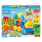 Mega Blocks-Bloks Müzikli Alfabe Treni 50 Parça +1 Yaş-Yapı Oyuncakları-1-Milagron.com