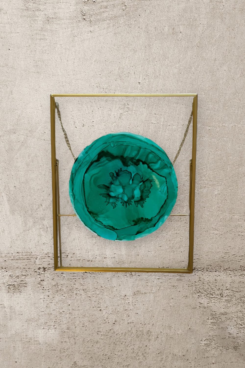 Melike Kara-'Anahata Çakra' Çerçeveli Tablo-Tablo-1-Milagron.com