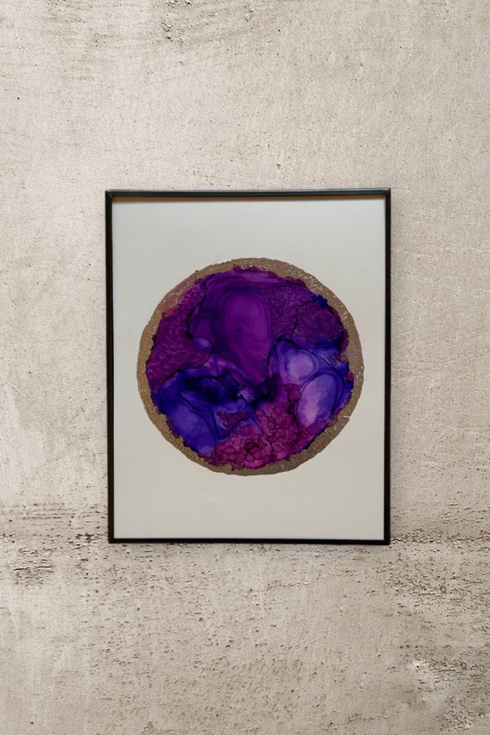 Melike Kara-'Sahasrara Çakra' Çerçeveli Tablo-Tablo-1-Milagron.com