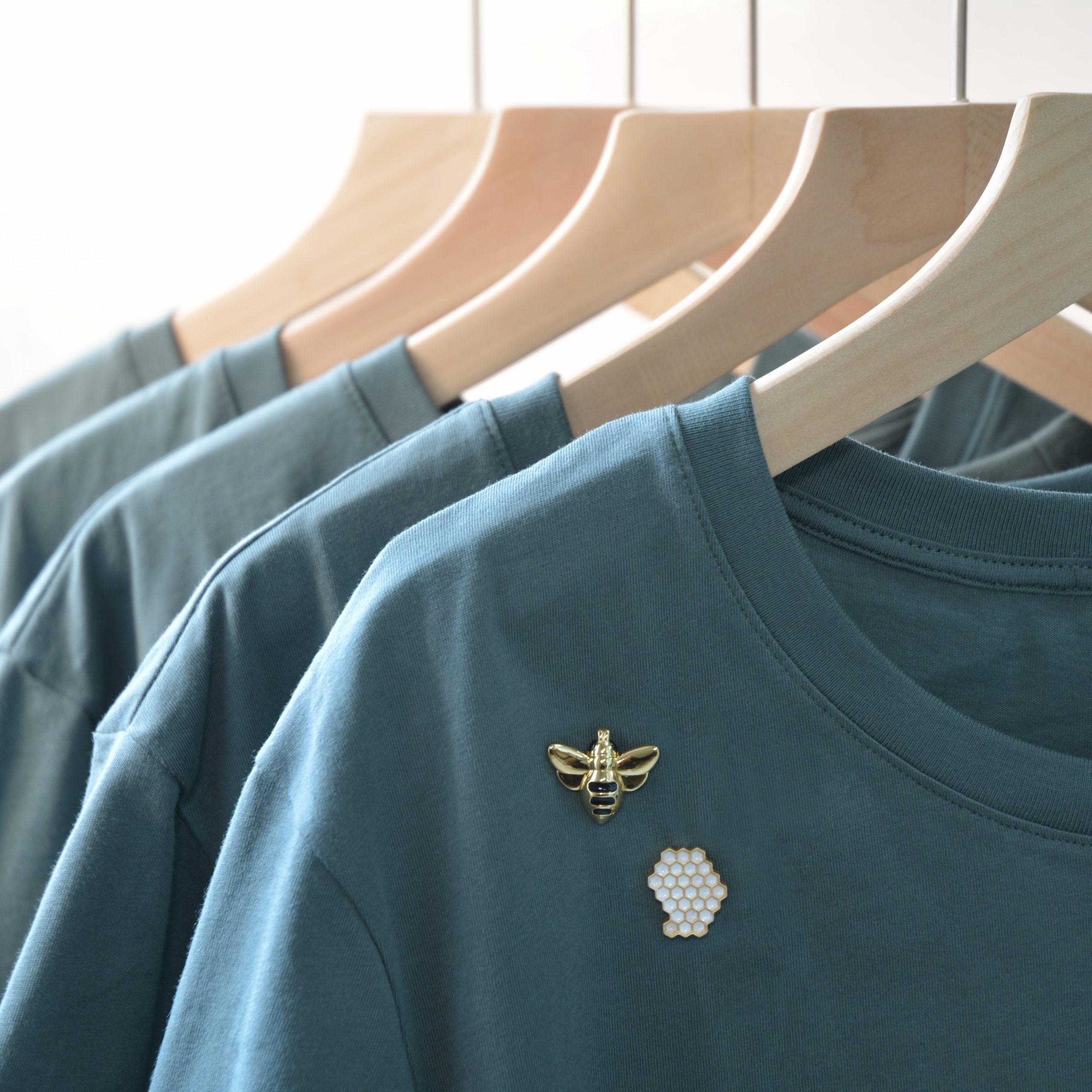 Metalmorphose-Arı & Petek Broş Seti-Rozet-7-Milagron.com