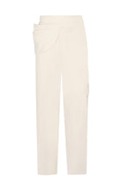 Mirimalist-Arya Beyaz Tapered Pantolon-Pantolon-1-Milagron.com