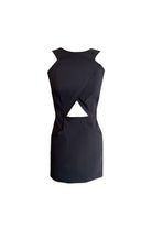 Mirimalist-Aura Black Mini Dress-Elbise-1-Milagron.com