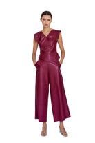 Mirimalist-Concrete Kırmızı Büstiyer-Bluz-1-Milagron.com