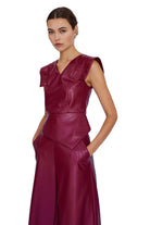 Mirimalist-Concrete Kırmızı Büstiyer-Bluz-2-Milagron.com