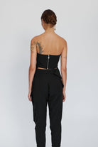 Mirimalist-Flow Siyah Büstiyer-Bluz-4-Milagron.com