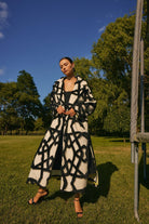 Mirimalist-XXX Siyah Beyaz Kürk Uzun Kaban-Kaban-8-Milagron.com