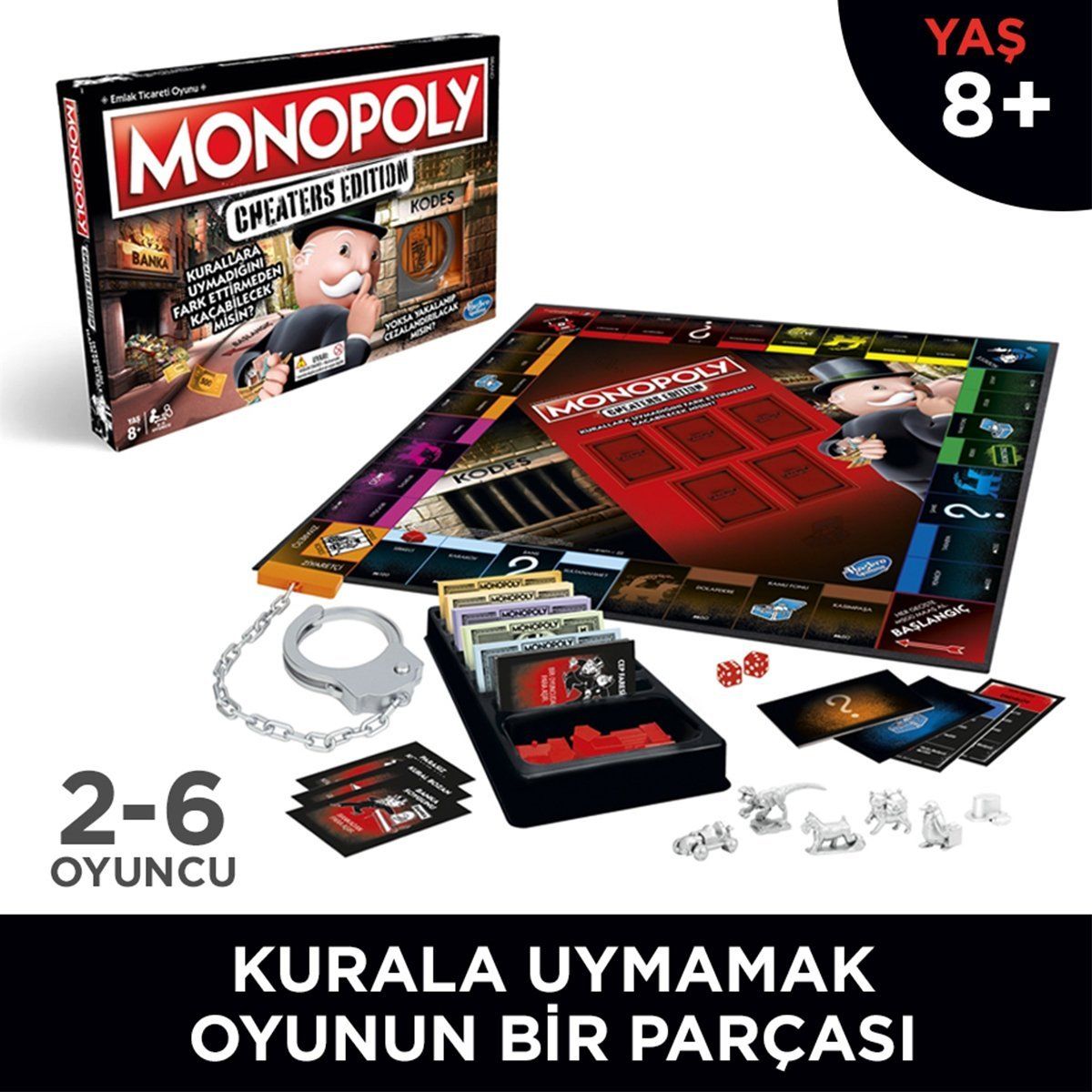 Monopoly-Monopoly Cheaters Edition / +8 Yaş-Kutu Oyunları-3-Milagron.com