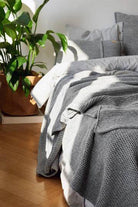 Moyha-Wooly Gri Yatak Örtüsü (250 x 220)-Yatak Örtüsü-4-Milagron.com