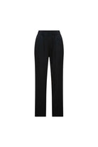 Mozto-SORUNLU - Enya Satin Black Pants-Pantolon-5-Milagron.com