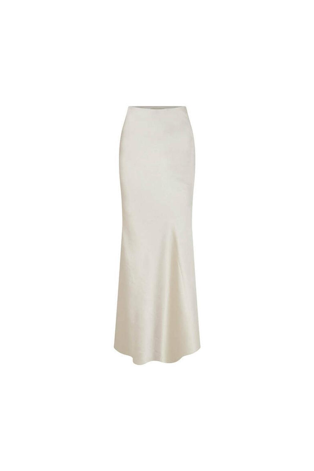 Mozto-SORUNLU - Larissa Maxi Satin Skirt-Etek-5-Milagron.com
