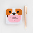 Mustard-Mustard Dippy Köpek Yapışkan Not Kağıdı-Notluk-1-Milagron.com