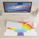 Mustard-Mustard Rainbow Mousepad-Mouse Pad-1-Milagron.com