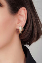 Nayra Jewelry-Epic Hoop Küpe-Küpe-2-Milagron.com