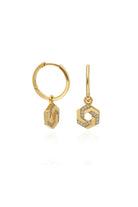 Nayra Jewelry-Linked Hoop Küpe-Küpe-1-Milagron.com