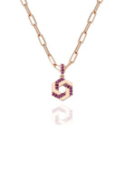 Nayra Jewelry-Linked Kolye Pembe-Kolye-1-Milagron.com