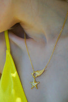 Nayra Jewelry-Shell We Dance Starfish Kolye-Kolye-2-Milagron.com