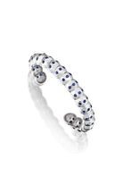 Odda75-Beyaz Altın Kaplama Füreya Bilezik Lacivert-Bileklik-1-Milagron.com