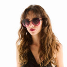 Okkia-Okkia Anna Butterfly Güneş Gözlüğü Havana Pembesi-Güneş Gözlüğü-2-Milagron.com