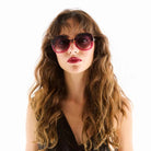 Okkia-Okkia Anna Butterfly Güneş Gözlüğü Havana Pembesi-Güneş Gözlüğü-3-Milagron.com