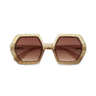 Okkia-Okkia Emma Big Hexagonal Güneş Gözlüğü Gold-Güneş Gözlüğü-3-Milagron.com