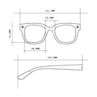 Okkia-Okkia Giovanni Classic Havana & Blue Unisex Güneş Gözlüğü Mavi Lens-Güneş Gözlüğü-4-Milagron.com