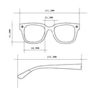 Okkia-Okkia Giovanni Klasik Havana Mavisi Siyah Lens Unisex Güneş Gözlüğü Siyah & Gri-Güneş Gözlüğü-5-Milagron.com