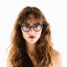 Okkia-Okkia Lauro Unisex Yuvarlak Siyah Havana Güneş Gözlüğü Mavi Gradyan-Güneş Gözlüğü-2-Milagron.com