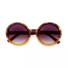 Okkia-Okkia Monica Unisex Büyük Yuvarlak Güneş Gözlüğü Havana Sarısı-Güneş Gözlüğü-1-Milagron.com