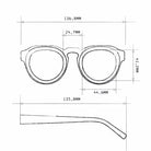 Okkia-Okkia Zeno Round Unisex Klasik Havana Güneş Gözlüğü Siyah Gradyan-Güneş Gözlüğü-8-Milagron.com